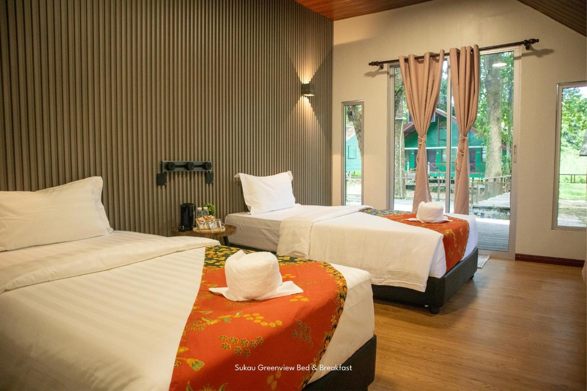 Sukau Greenview Bed & Breakfast Ngoại thất bức ảnh