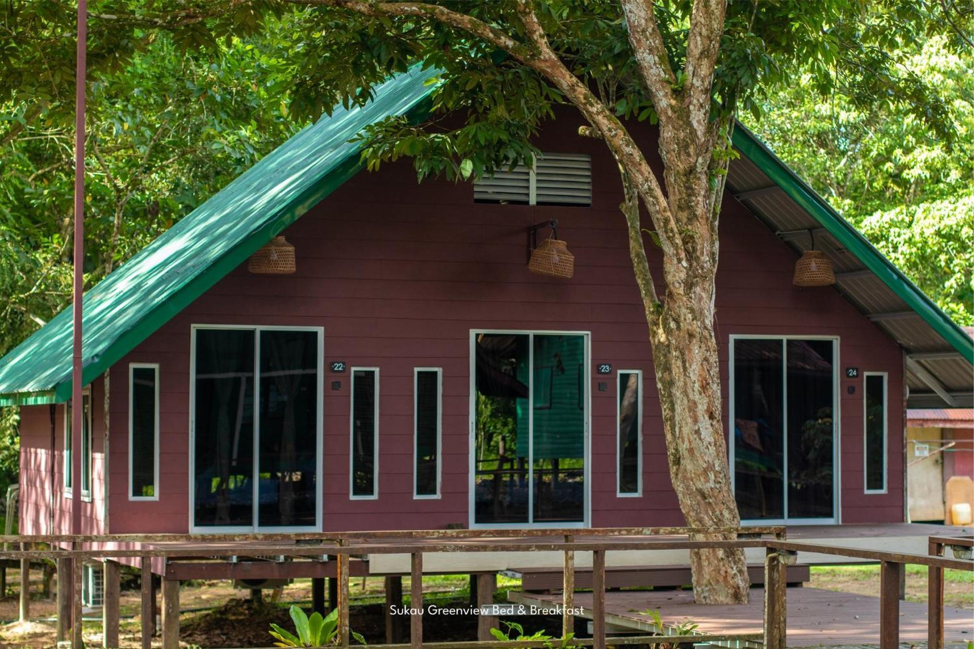 Sukau Greenview Bed & Breakfast Ngoại thất bức ảnh